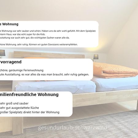 Ferienwohnung Kinzigblick - Balkon - Fuer Kinder - Mit Bettwaesche & Handtuecher Schenkenzell Buitenkant foto